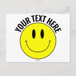 Erstellen Sie Ihre eigene Smilie Smile Postkarte
