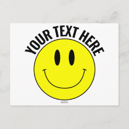 Erstellen Sie Ihre eigene Smilie Smile Postkarte