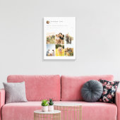 Erstellen Sie Ihre eigene Social Media-FotoCollage Leinwanddruck (Insitu (Wohnzimmer))