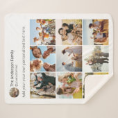 Erstellen Sie Ihre eigene Social Media-FotoCollage Sherpadecke (Vorderseite (Horizontal))