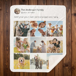 Erstellen Sie Ihre eigene Social Media-FotoCollage Sherpadecke