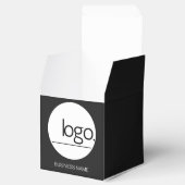 ERSTELLEN SIE IHRE EIGENE SOPHISTIZIERTE LOGO BLAC GESCHENKSCHACHTEL (Geöffnet)