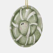 Erstellen Sie Ihre eigene Spearmint Candy-Wurm Wei Keramik Ornament (Rechts)