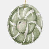 Erstellen Sie Ihre eigene Spearmint Candy-Wurm Wei Keramik Ornament (Links)