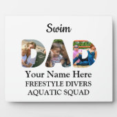 Erstellen Sie Ihre eigene Sport Vater Foto Collage Fotoplatte (Vorderseite)