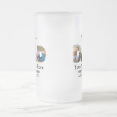 Erstellen Sie Ihre eigene Sport Vater Foto Collage Mattglas Bierglas (Mittel)