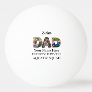 Erstellen Sie Ihre eigene Sport Vater Foto Collage Tischtennisball