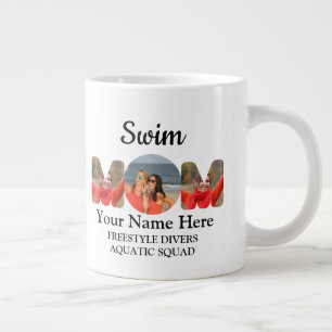 Erstellen Sie Ihre eigene sportliche Mutter Foto C Jumbo-Tasse