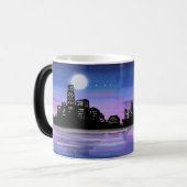 Erstellen Sie Ihre eigene Stadt am Abend des Wasse Verwandlungstasse (Vorderseite Links)