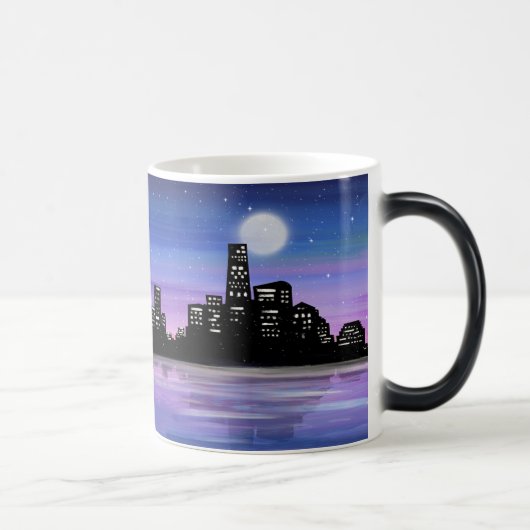 Erstellen Sie Ihre eigene Stadt am Abend des Wasse Verwandlungstasse (Rechts)