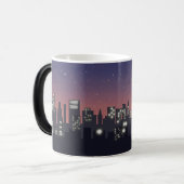 Erstellen Sie Ihre eigene Stadt bei Sonnenuntergan Verwandlungstasse (Vorderseite Links)