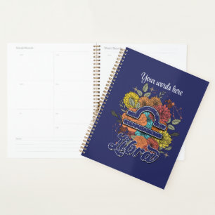 Erstellen Sie Ihre eigene Starflora Libra Zodiac Planer