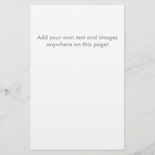 Erstellen Sie Ihre eigene Stationierung Briefpapier (Vorderseite)