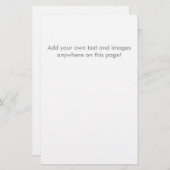 Erstellen Sie Ihre eigene Stationierung Briefpapier (Vorne/Hinten)