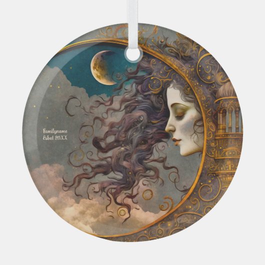 Erstellen Sie Ihre eigene Steamphandin auf dem Mon Ornament Aus Glas (Vorderseite)