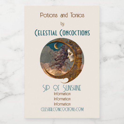 Erstellen Sie Ihre eigene Steamphandin auf dem Mon Weinetikett (Einzelnes Label)