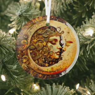 Erstellen Sie Ihre eigene Steampunk-Mondgöttin Ornament Aus Glas