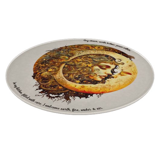 Erstellen Sie Ihre eigene Steampunk-Mondgöttin Schneidebrett (Ecke)