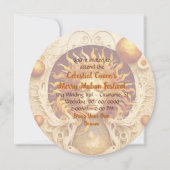 Erstellen Sie Ihre eigene Steampunk-Sun-Göttin Einladung (Rückseite)