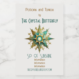 Erstellen Sie Ihre eigene Steampunk-Weihnachten-Sc Weinetikett