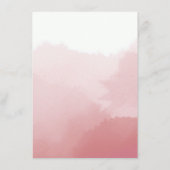 Erstellen Sie Ihre eigene subtile Red Ombre Wasser Menükarte (Rückseite)