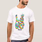 Erstellen Sie Ihre eigene Summer Beach Liebe T-Shirt (Vorderseite)