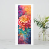 Erstellen Sie Ihre eigene Sunset Blossom Lesezeich (Stehend Vorderseite)