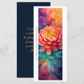 Erstellen Sie Ihre eigene Sunset Blossom Lesezeich (Vorne/Hinten)