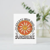 Erstellen Sie Ihre eigene Sunshine Postkarte (Stehend Vorderseite)