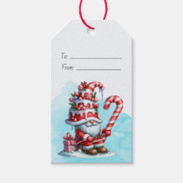 Erstellen Sie Ihre eigene süße Candy Cane Weihnach Geschenkanhänger