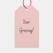 Erstellen Sie Ihre eigene süße Schildkröte Weihnac Geschenkanhänger (Rückseite)