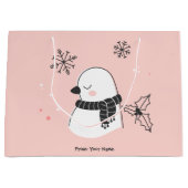 Erstellen Sie Ihre eigene süße Schildkröte Weihnac Große Geschenktüte (Vorderseite)