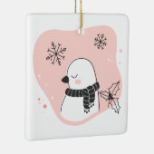 Erstellen Sie Ihre eigene süße Schildkröte Weihnac Keramikornament (Rechts)