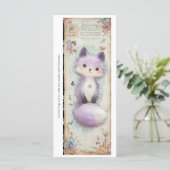 Erstellen Sie Ihre eigene süße violette Fuchs-Lese (Stehend Vorderseite)