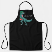 Erstellen Sie Ihre eigene T-Rex Dinosaurier Waterm Schürze (Vorderseite)