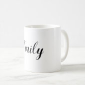 Erstellen Sie Ihre eigene Tasse | weiß (VorderseiteRechts)