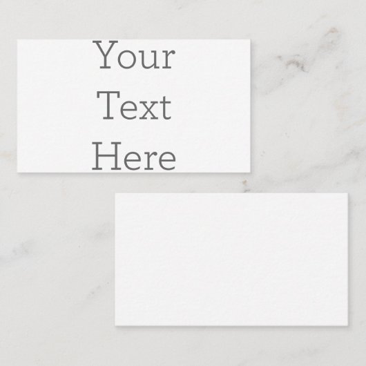 Amerikanisch, 8,9 cm x 5,1 cm Visitenkarte (Vorne/Hinten)