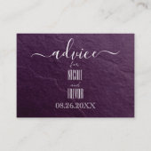 Erstellen Sie Ihre eigene tiefe Lila Textur Hinweiskarte (Vorderseite)