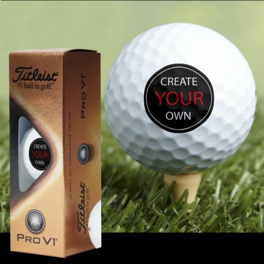 Erstellen Sie Ihre eigene Titleist Pro V1 - Marke  Golfball