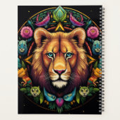 Erstellen Sie Ihre eigene Totem Tier Löwe Mandala Planer (Rückseite)