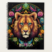 Erstellen Sie Ihre eigene Totem Tier Löwe Mandala Planer (Vorderseite)