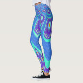 Erstellen Sie Ihre eigene türkisblaue Koralle aqua Leggings (Links)