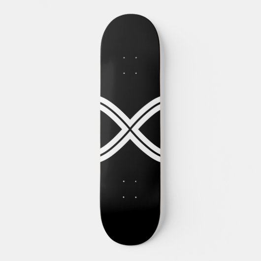 Erstellen Sie Ihre eigene Unendlichkeitsvorlage Sc Skateboard (Vorderseite)