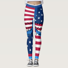 Erstellen Sie Ihre eigene USA Hakuna Matata im ges Leggings