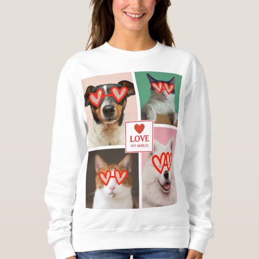 Erstellen Sie Ihre eigene Valentinscollage mit 4 H Sweatshirt (Vorderseite)