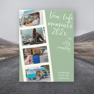 Erstellen Sie Ihre eigene Van Life Foto Postkarte