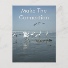 Erstellen Sie Ihre eigene Verbindung. Postkarte