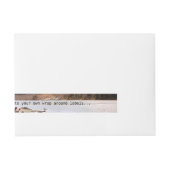 Erstellen Sie Ihre eigene Verpackung um Etiketten. Rundum-Adressaufkleber (Vorderseite)