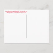 Erstellen Sie Ihre eigene vertikale Postkarte (Rückseite)