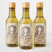 Erstellen Sie Ihre eigene Viktorianische Hexe Weinetikett (Flaschen)